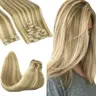 GOO GOO Hair Extensions Clip in Hair Extensions Real Human Hair Natural Straight Remy Hair Clip ins for Women #sohochic #TikTokShopFallDealsForYou