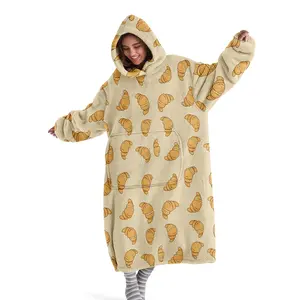 hoodie blanket, Wearable Blanket, Comfortable Wearable Hooded Blanket, Large Pocket, Warm and Cozy, Perfect for Adults, Home Leisure, Lazy TV Blanket, Soft Fluffy Blanket, Gift Idea, Christmas Gift, Valentine's Day gift