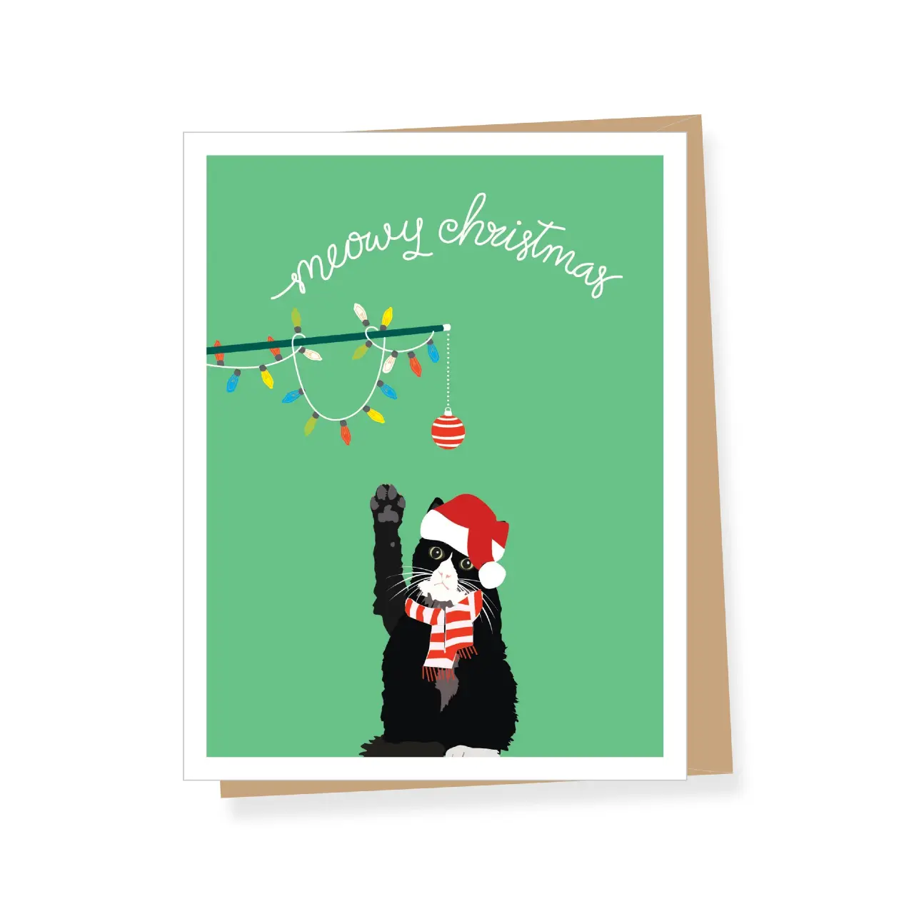 Meowy Christmas Christmas Card