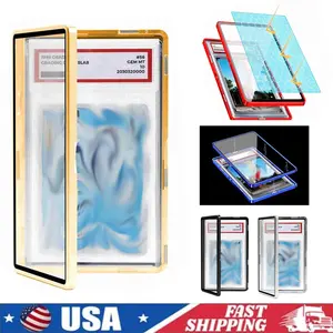 SJPACK 35PT PSA/CGC Magnetic Metal Slab Protector Case for Graded Card UV Resistant
