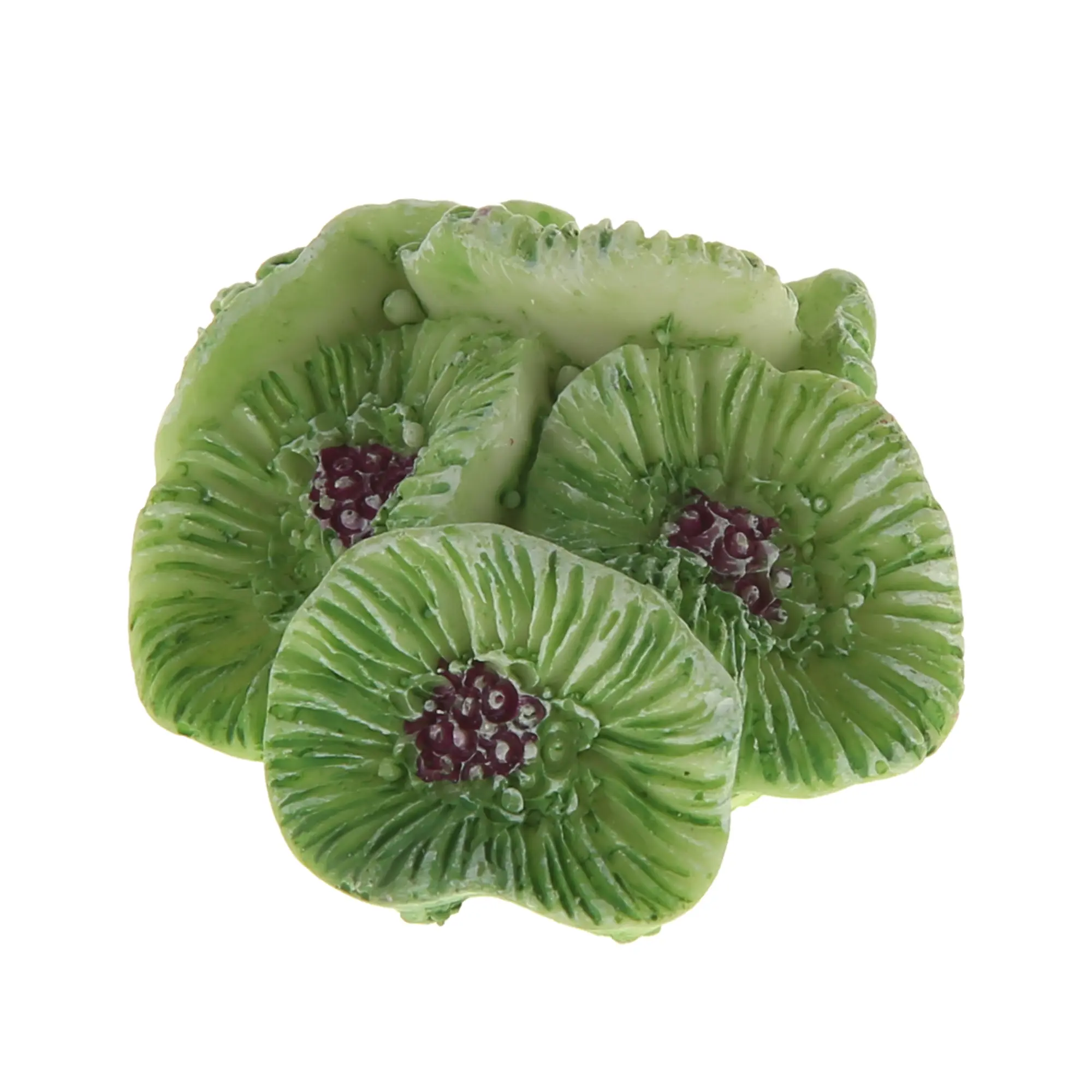 VOCOSTE Coral Reef Decor, Mini Faux Coral for Aquarium Decorations, Green,1.5"x0.91"