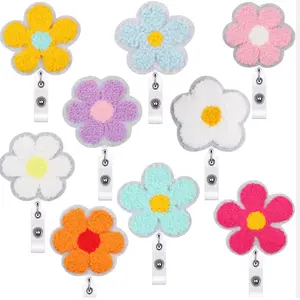 Felt Flower Badge Reel