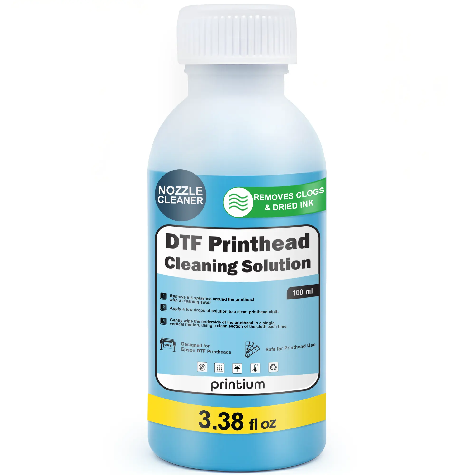 DTF Printhead Cleaning Solution 100 ml (3.38 fl oz)