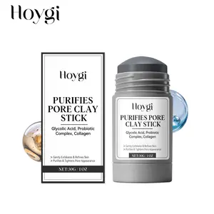 Hoygi Pore Purifying Mud Mask Stick, Gentle Cleansing Hydrating Moisturizing, Smooth Application Clay Mask, Skin Care Essential