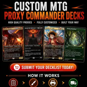 Custom MTG Proxy Commander Decks – Personalized EDH Build (100 Cards)