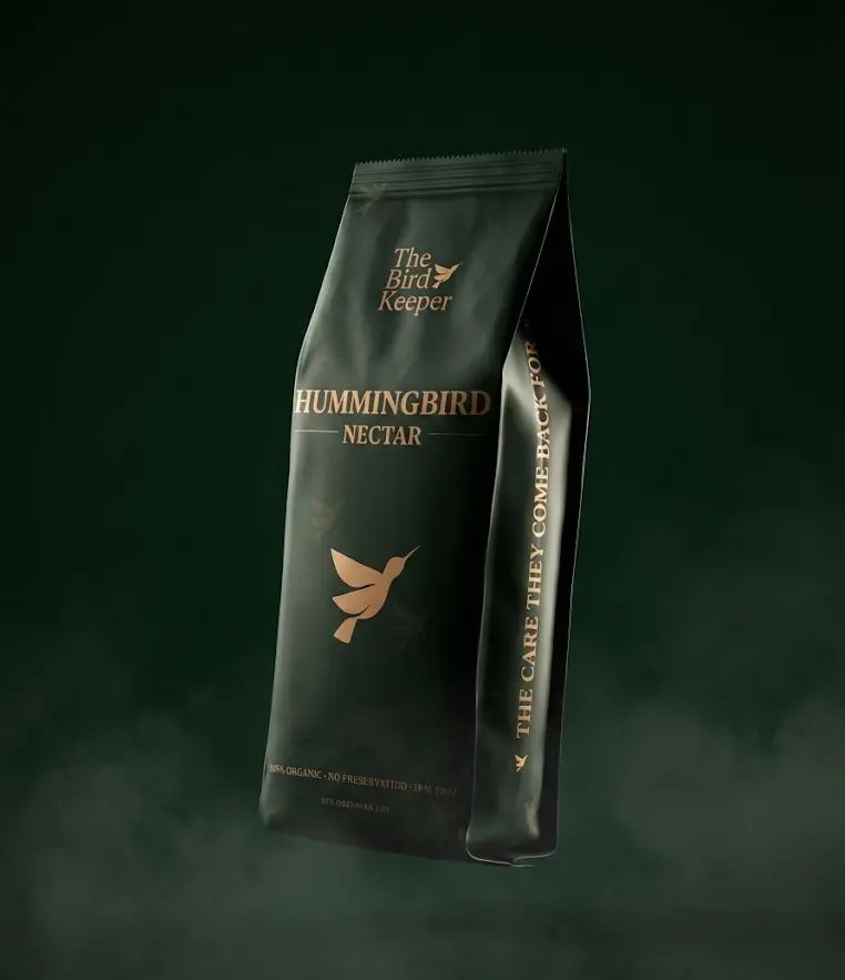 Premium Hummingbird Nectar, 12 Pack Bird Healthcare Supplies, Organic Sucrose Formula with Clean Energy & Pure Nutrition, 10 Days Refrigerated Shelf Life
