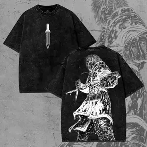 Vinland Saga | Anime Street Tee | Oversized Graphic T-Shirt | Vintage Wash | Manga Viking Saga Shirt