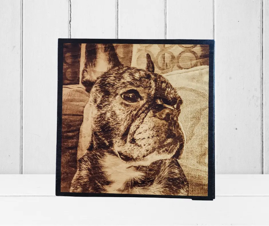 Wood Burnt Photo *Size 12x12* Wood Burnt Photo *Size 12x12*
