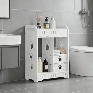 Multifunctional desktop storage box, cosmetics storage box, coffee table desktop organizer, suitable for storage in bathrooms, kitchens and bedrooms, Multilayer Storage