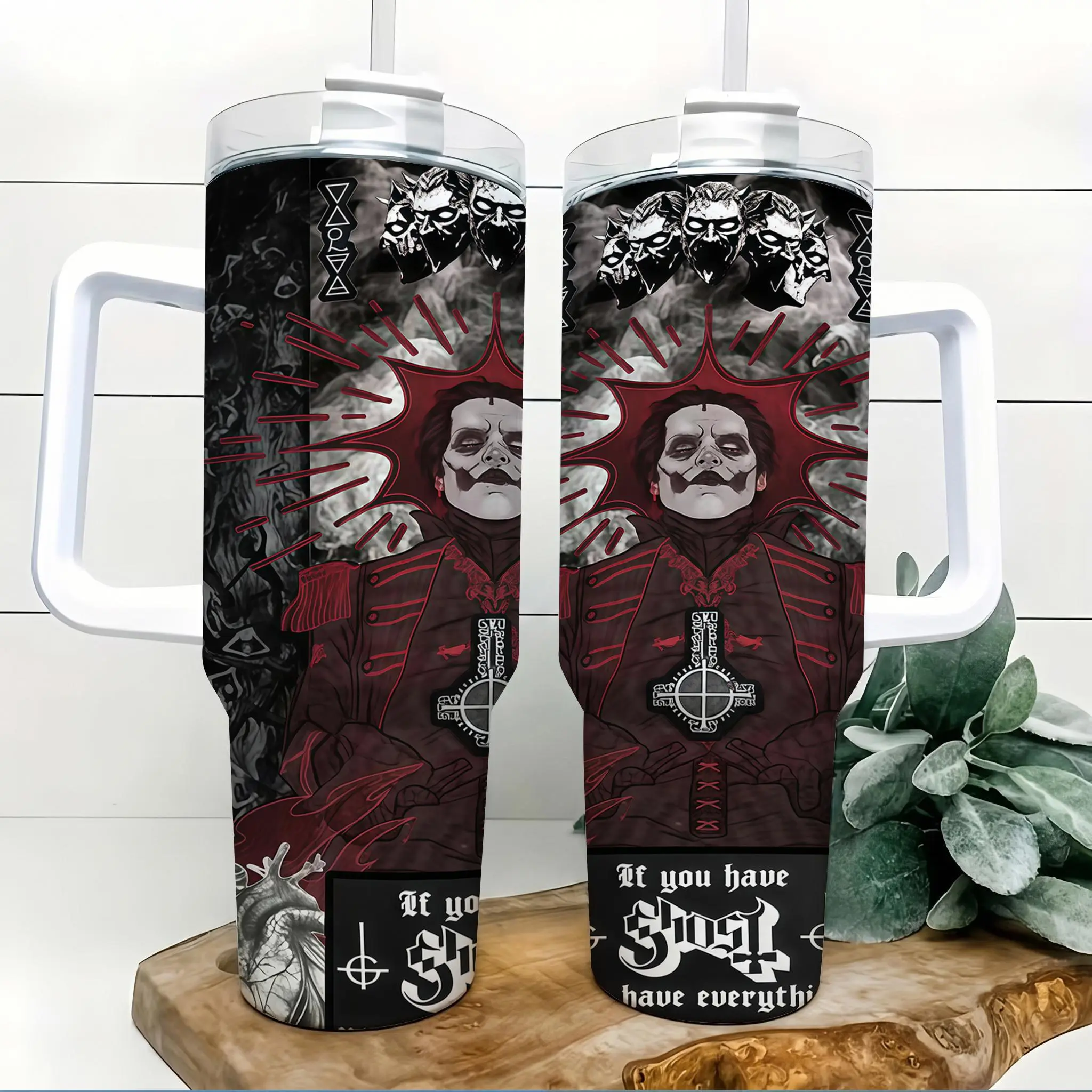 40oz heat-resistant stainless steel car cup