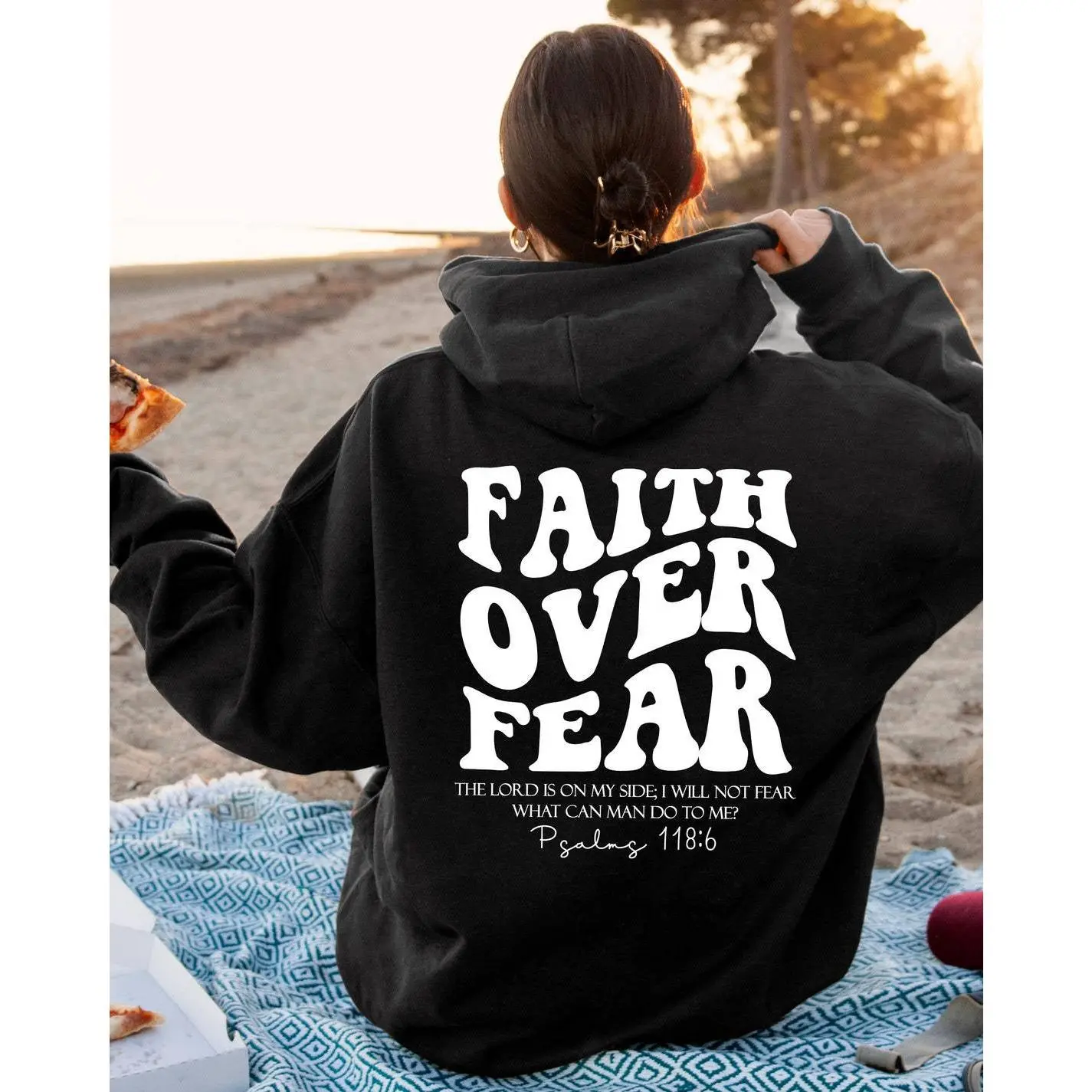 Faith over Fear Sweatshirt,Christian Shirt,Bible Verse Hoodi