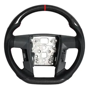 Full Leather Steering Wheel With Trim Fit For Ford F150 Raptor 2009-2014 Wheel for Ford Super Duty white  steering  wheel carbon  fiber  hood Wheel Cover for GMC breathable ultra thin fit Racing Toy