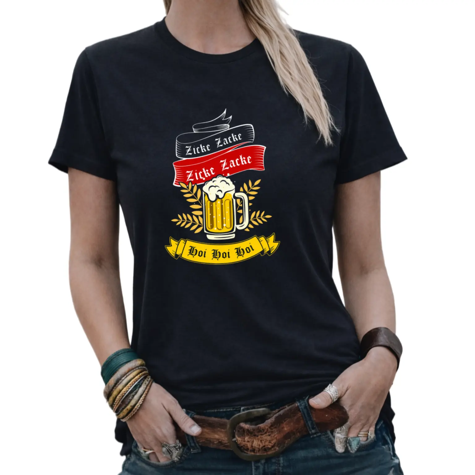 Plus Size - Plus Size - Women'S Plus Size T-Shirt, Beer Mug Graphic Tee, Oktoberfest Party Shirt, Short Sleeve Top, Casual Summer Wear