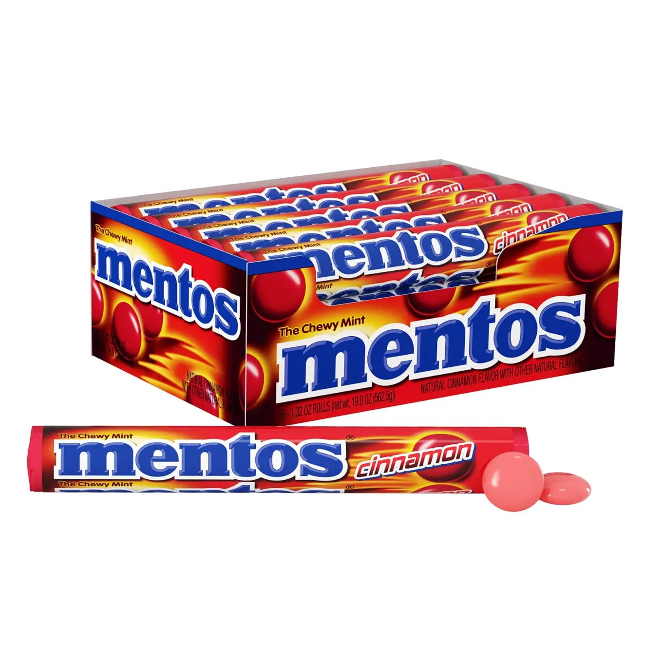 Mentos - Cinnamon - 15-count, 1.32 oz each