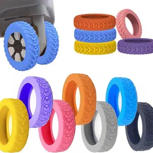 16pcs Universal Durable Suitcase Caster Protectors Shock Absorption Travel Travel Accessories