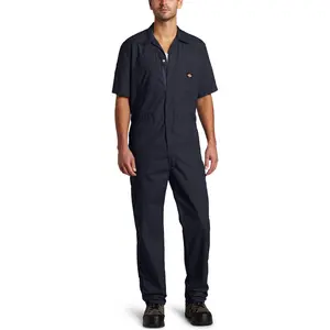 Dickies Men's Short Sleeve Coverall, Dark Navy, XX-Large Regular