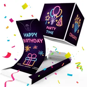 Surprise Gift Box Jumping Boxes Birthday Party Colorful Confetti Fireworks Suitable for Adults & Kids, Party Gift Packs, Model Xinghao Dfggbgh