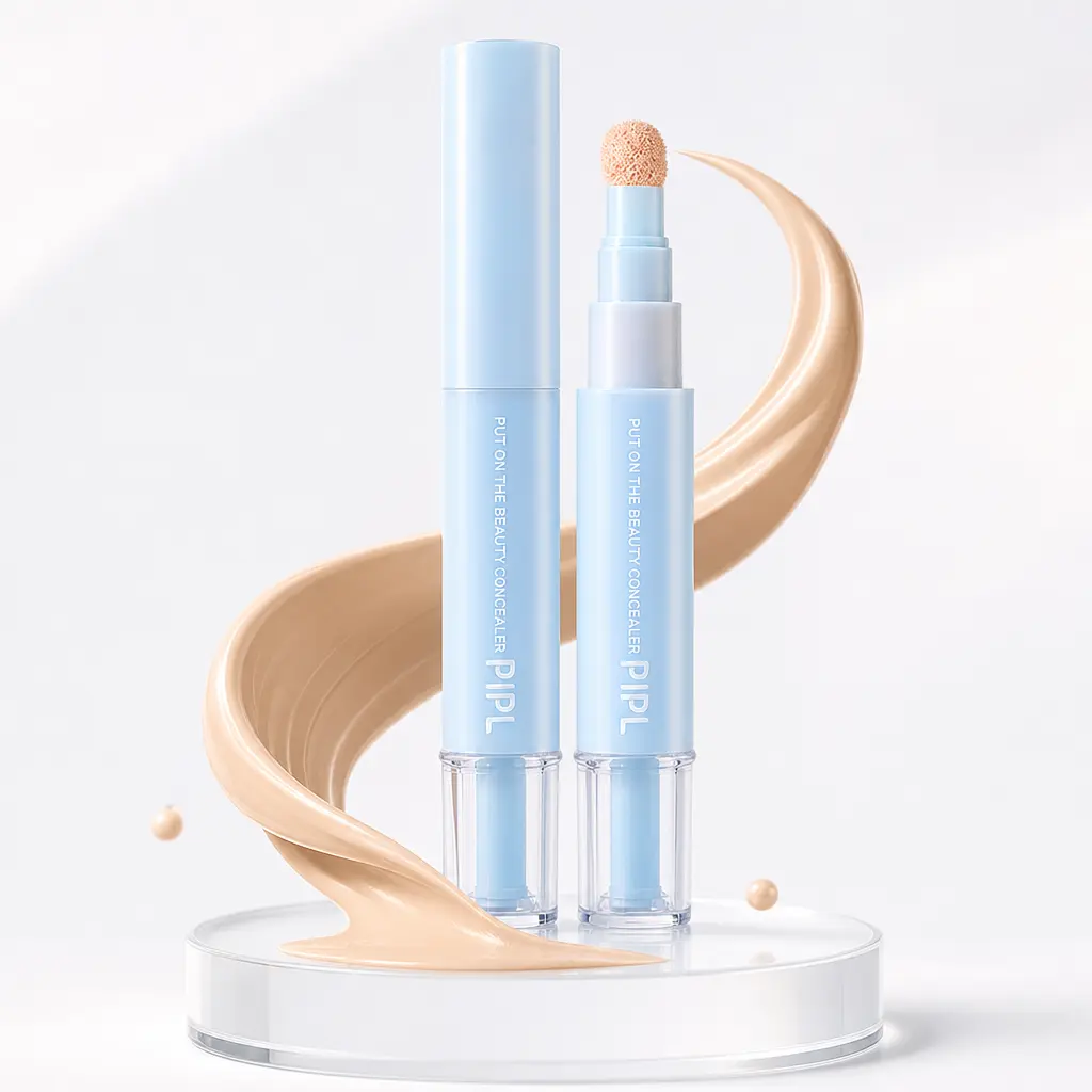 【DealsForYouDays】Full Coverage Concealer Pen with Cushion Applicator, Lightweight Makeup for Dark Circles, Blemishes & Uneven Skin Tone, Natural Finish，Long Lasting Makeup，Smooth Natural Finish Makeup