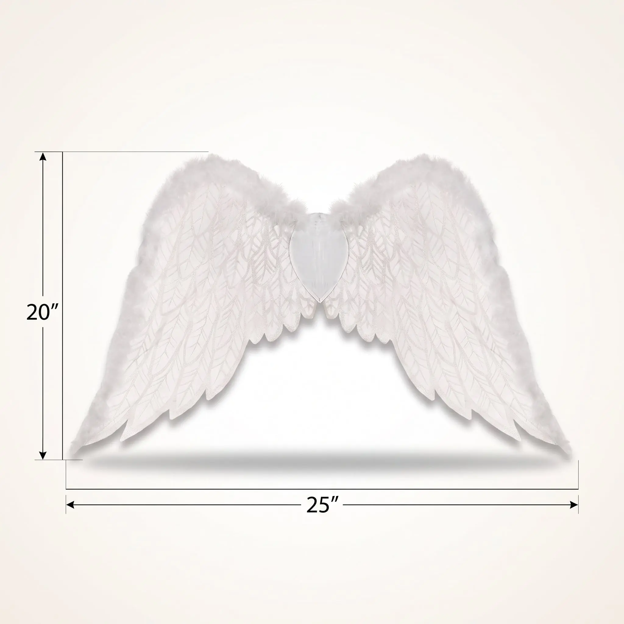 Guardian Angel Marabou Feather Wings Costume Accessory