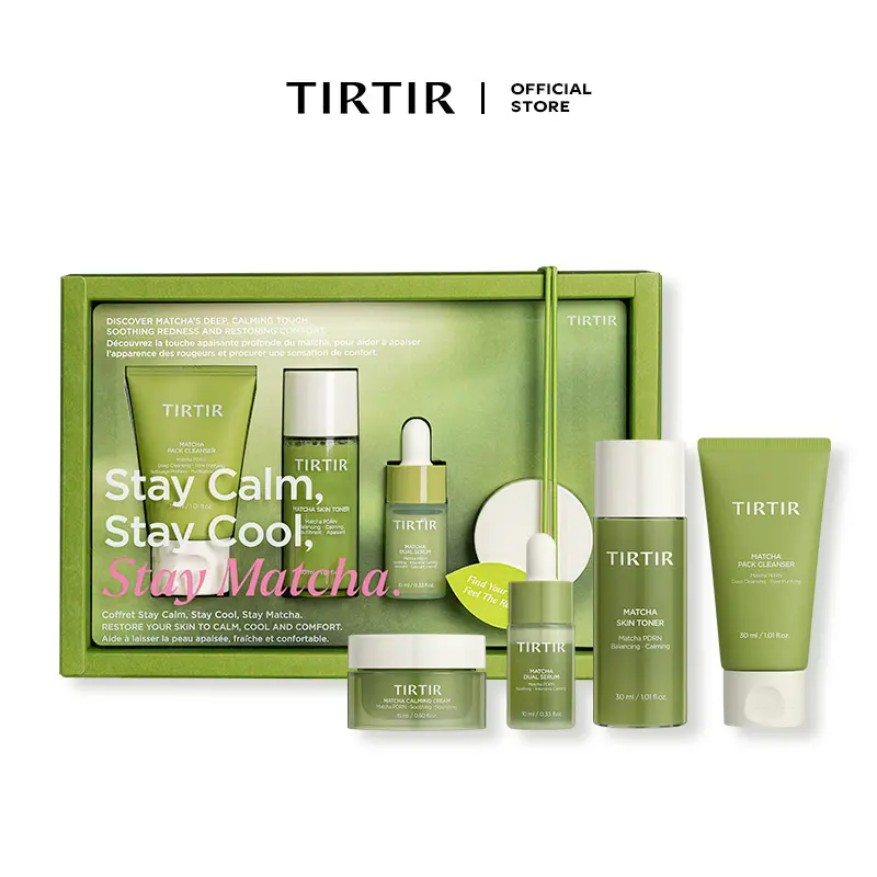 [TIRTIR Official] Stay Calm, Stay Cool, Stay Matcha (Mini SET)