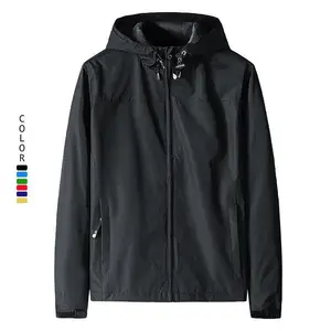 Autumn Jacket Men's Sports Jacket Windproof Waterproof Large Size Men's Thin Suit Outerwear