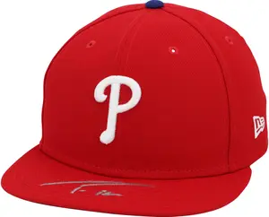 Trea Turner Philadelphia Phillies Autographed New Era Baseball Cap - Fanatics Authentic Certified