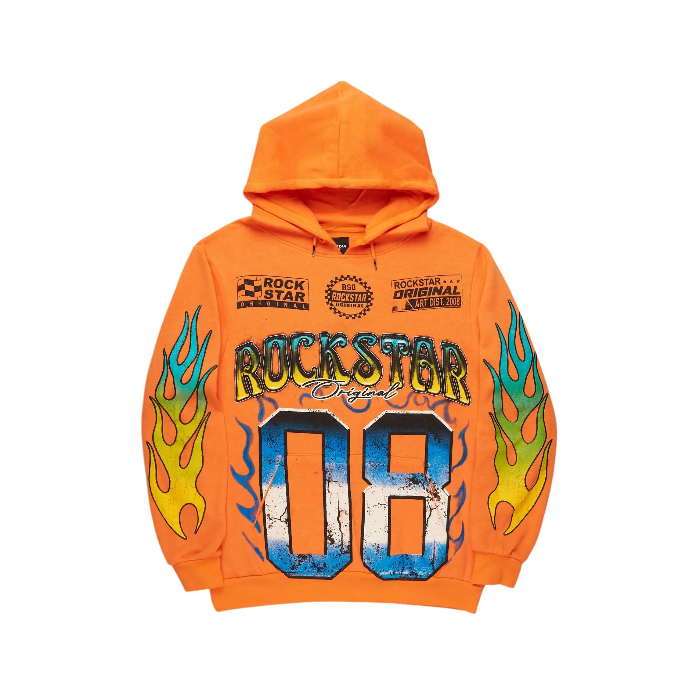 Quito Orange Graphic Hoodie