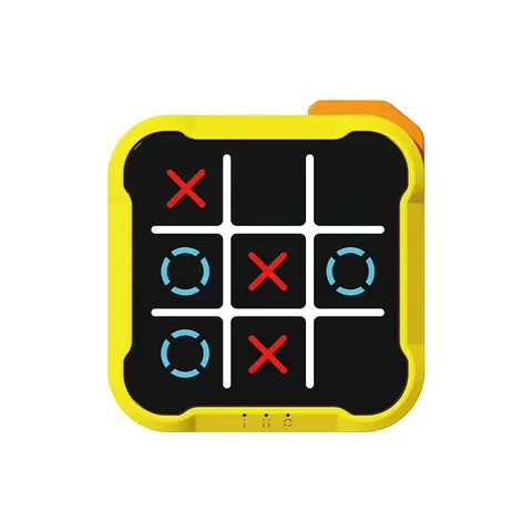 Portable Electronic Tic-Tac-Toe Handheld Unit - 2025 Edition HD Display Bundle with Retro Mode Emulator, TV Player, ABS, Battery Cover Locks Firmly, Family Fun Game for Boys & Girls Memory Training & Observation