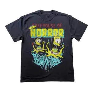 Youth and Adult VINTAGE TREEHOUSE OF HORROR SIMPSONS T-Shirt, Classic Movie Graphic Tee, Retro Film Shirt, Retro Streetwear, Cult Film Fashion