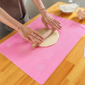 Durable Silicone Baking Mat, Non-Slip Surface, Food Grade Safe, Easy Clean Kitchen Accessory for Baking, Rolling Dough, Making Candy and Cookies