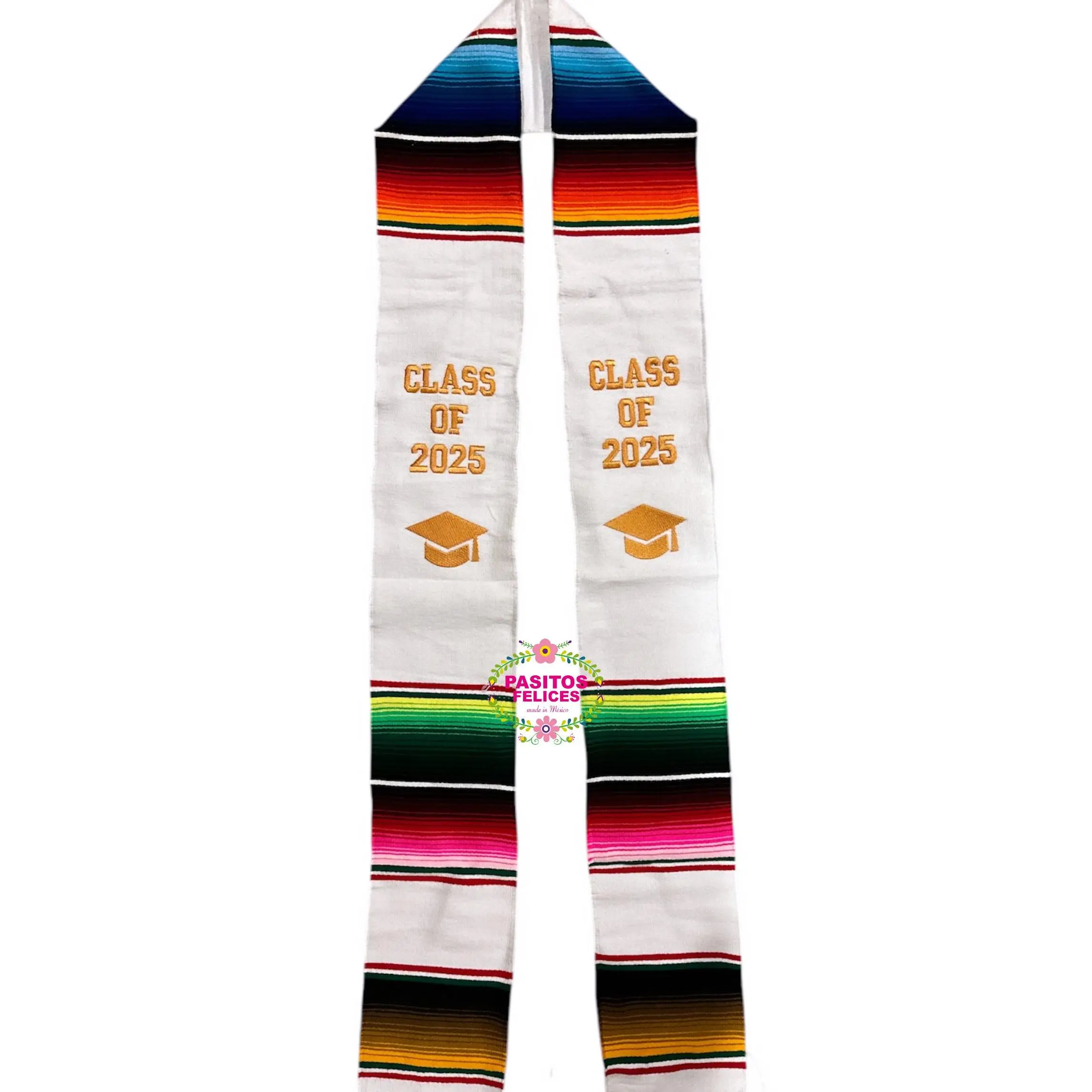 2025* White Stole Sarape Sash - SOLD OUT