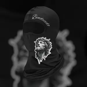 Bendecido DEPT Jesus Christ Mask for Off-Roading Men