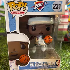 Funko Pop 231 SHAI GILGEOUS-ALEXANDER OKC White uniform