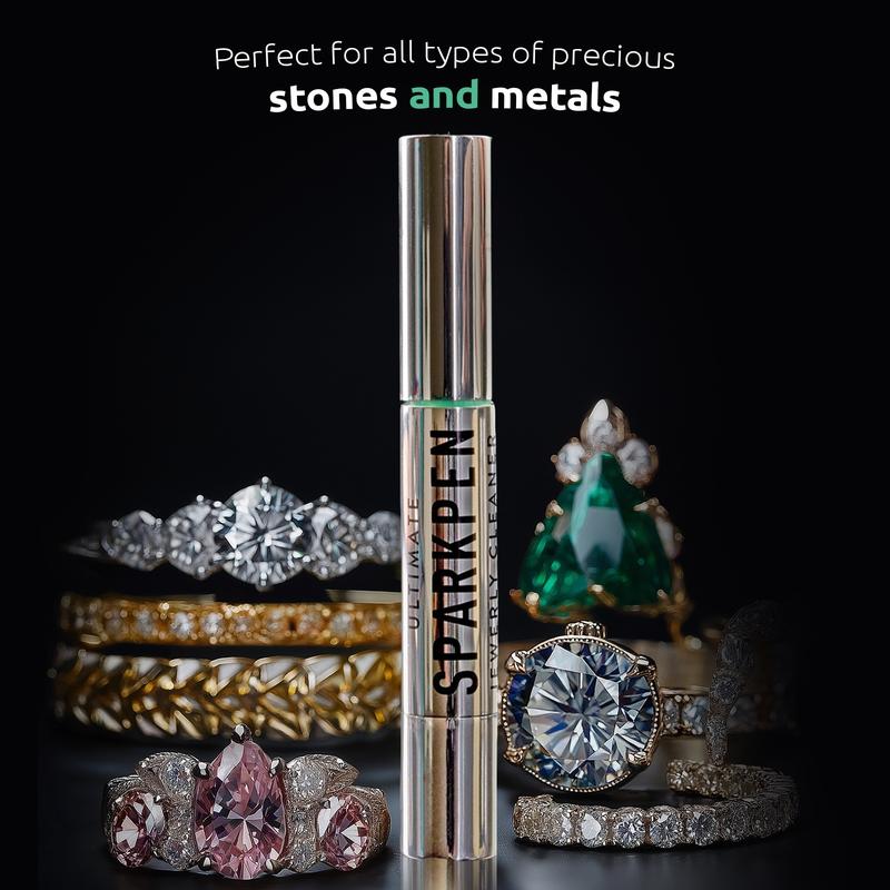 Portable Jewelry Cleaner Pen for Diamonds, Gold & Silver | Sparklean Sparkpen