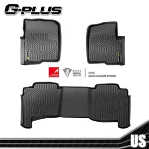 Fit For 2004-2008 Ford F-150 Super Crew/Extended Cab All Weather TPE Floor Mats Liners G-PLUS