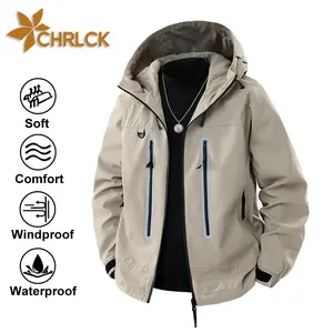 Unisex Hiking Jacket Waterproof Reflective Windbreaker Men Outdoor Camping Trekking Fishing Jacket Windproof Coats Women