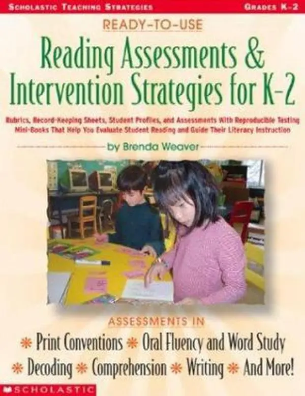USED-Ready-to-use Reading Assessments & Intervention Strategies For K-2 by Brenda Weaver (Paperback)