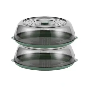 2pcs/4pcs Insulated Food Covers, Home Table Meal Cover, Multi-Layer Transparent Dustproof Insect Proof Food Cover, Kitchenware, Kitchen Cooking Accessories