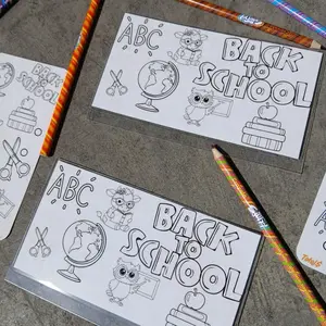 Back To School Savings Challenge - A6 Reusable Laminated Cash Envelope & Matching Tracker - Handmade Educational Tool for Budgeting