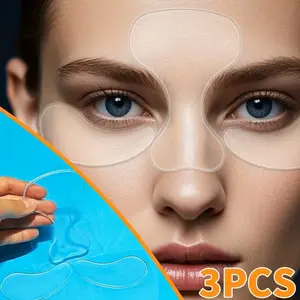 3pcs Soft Silicone Beauty Patches, Nose and Eye Combination, Facial Training Patches for Daily Home Use, Easy to Apply, Tight Fit
