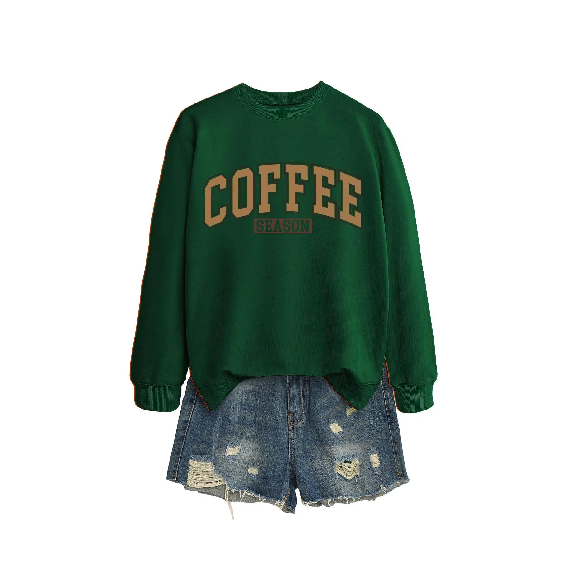 Deep green hoodie (color picture)