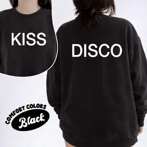 KATTDO KISS DISCO Shirt - Sweatshirt - Hoodie Unisex Heavy Cotton Tee