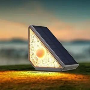 Solar Powered Step Light, Waterproof LED Solar Deck Light, Outdoor Decorative Light for Yard, Patio, Garden, Walkway, Front Door, Passage, Driveway