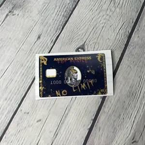 Hustle Express credit card skin sticker decal