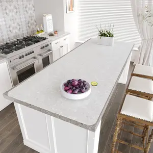 Mat,78.7"x 23.6" Heat Resistant Mats for Countertop, Countertop Protector Mat, Cuttable Kitchen Counter Mat,  Mats for Kitchen Counter/Crafts- White Translucent