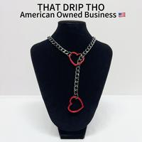 Red Heart-Black Chain