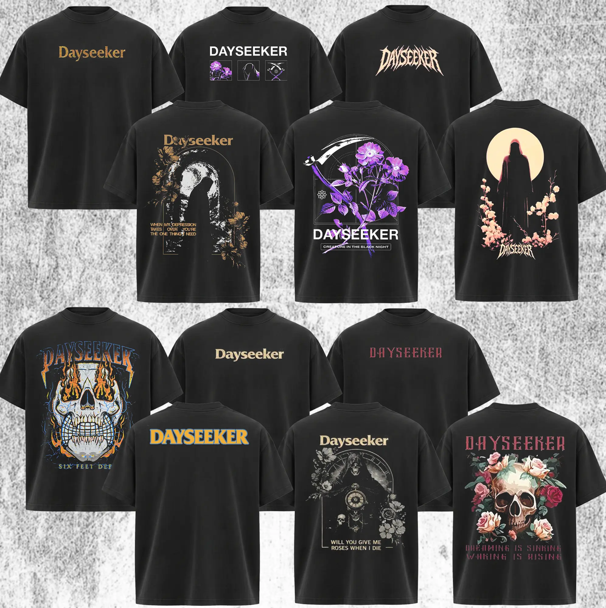 [Collection] Dayseeker Band T-Shirt , Classic Dayseeker Shirt , Vintage Rock Band Shirt, Retro Graphic Tee, Unisex Music Lover Gift, Classic Concert Style Apparel Menswear