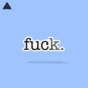 Curse Word Sticker || vinyl sticker, water bottle sticker, tumbler stickers, laptop decals, waterproof, curse, word, funny