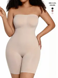 Strapless Shapewear Bodysuit Butt Lifter Body Shaper for Women Underwear Under Dress Tummy Control full Body Shapewear