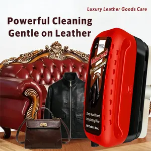 Leather Care Solution for Shoes Sofas & Clothing Easy Use Economical One Wipe Cleaner Conditioner Two-Pack